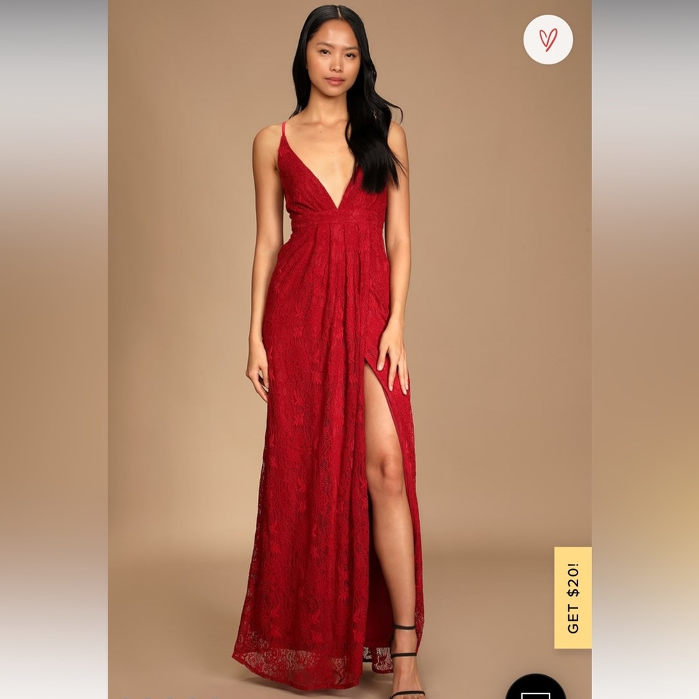 Lulus lace maxi dress